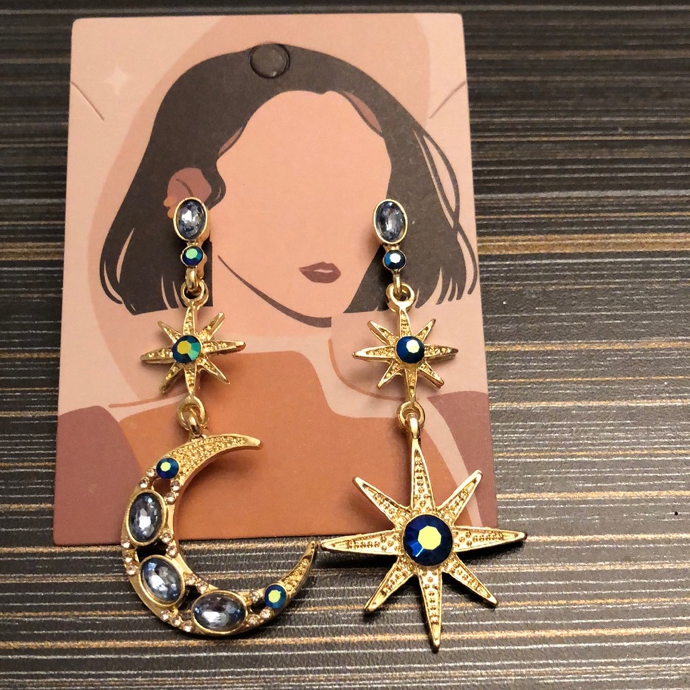 Boutique Earrings. New on card.